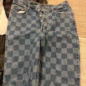 Wild fable checkered jeans